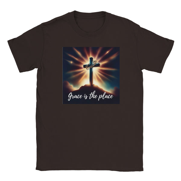 Grace is the Place (No back) - Classic Unisex Crewneck T-shirt