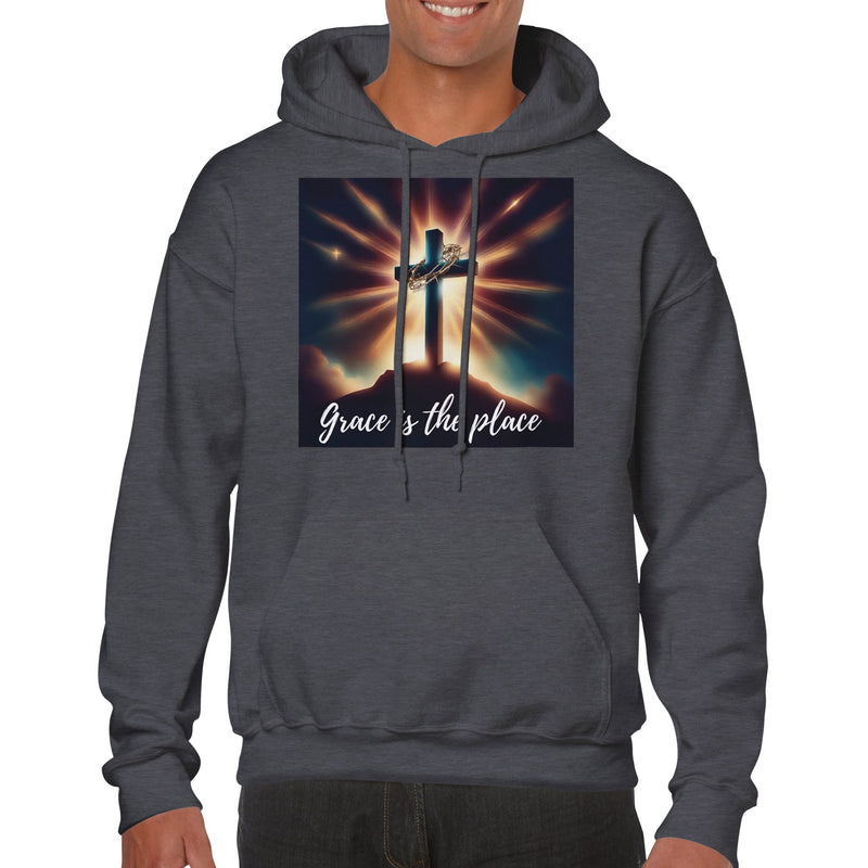 Grace is the Place 1 (Extraordinary Back) - Classic Unisex Pullover Hoodie