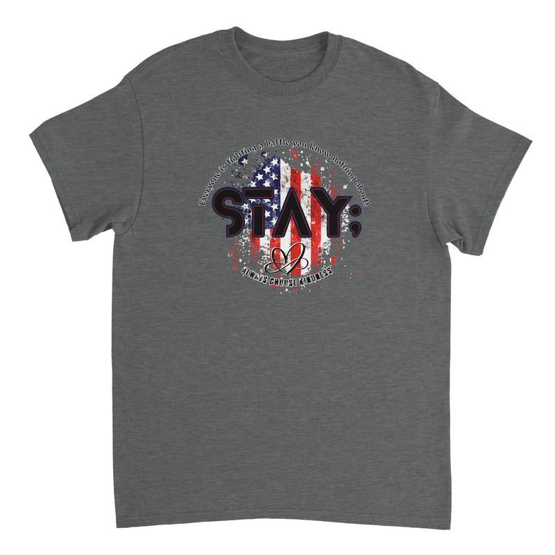 STAY #2 - Heavyweight Unisex Crewneck T-shirt