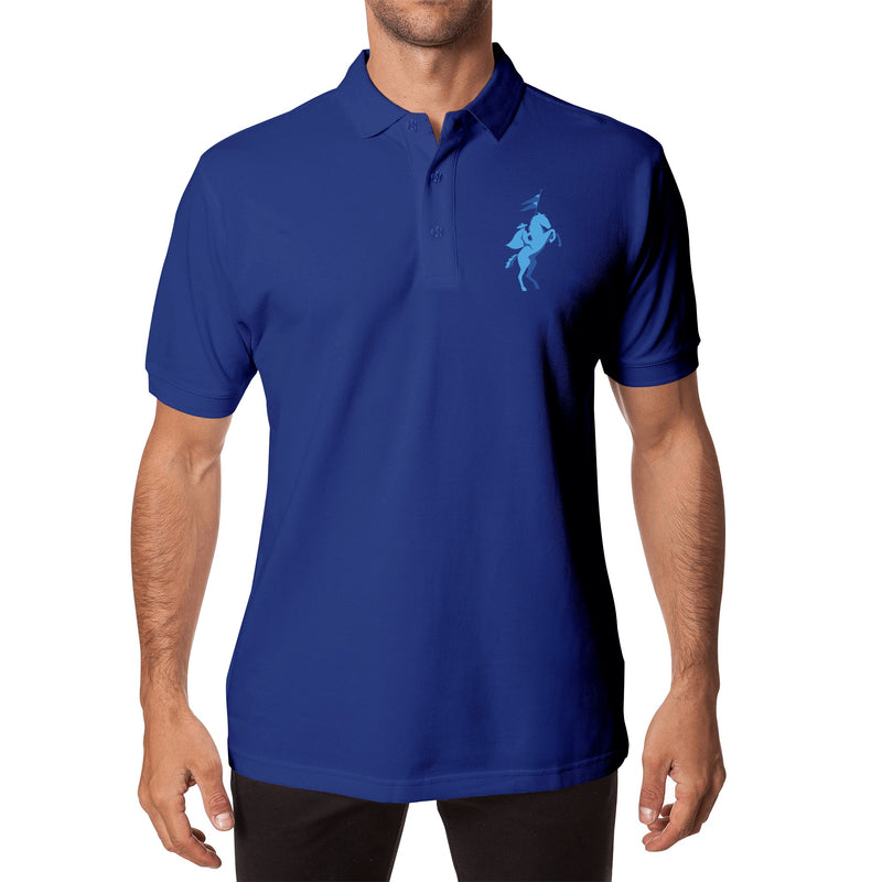 FCA - Unisex Half printed Cotton Polo Shirt