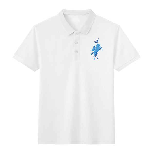 FCA - Unisex Half printed Cotton Polo Shirt