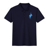 FCA - Unisex Half printed Cotton Polo Shirt