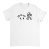 Need a Hug - Heavyweight Unisex Crewneck T-shirt