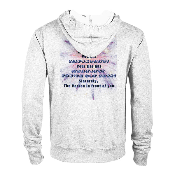 Dear Person Behind Me 2 - Classic Unisex Zip Hoodie