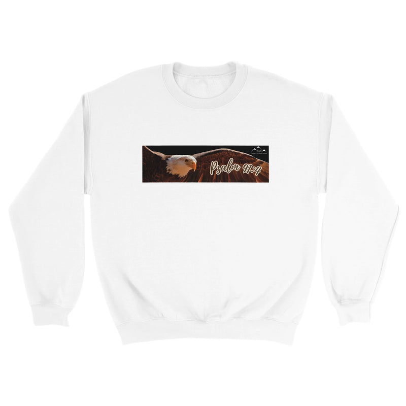 Psalm 91:4 (Eagle 1) - Classic Unisex Crewneck Sweatshirt