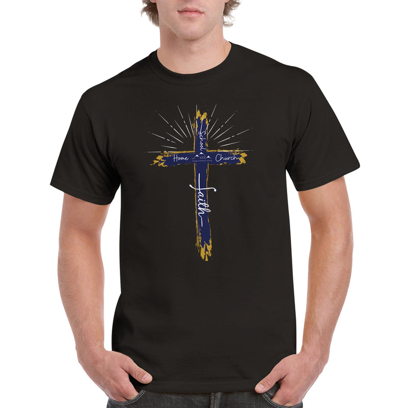 Faith Cross (CCS) - Heavyweight Unisex Crewneck T-shirt