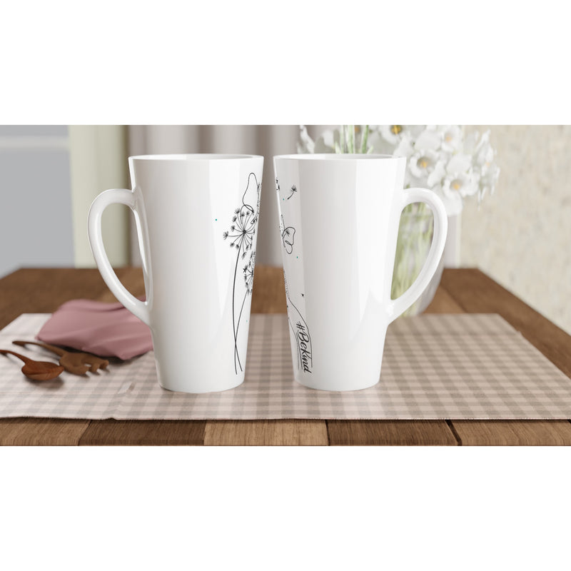 Be Kind 5 - White Latte 17oz Ceramic Mug