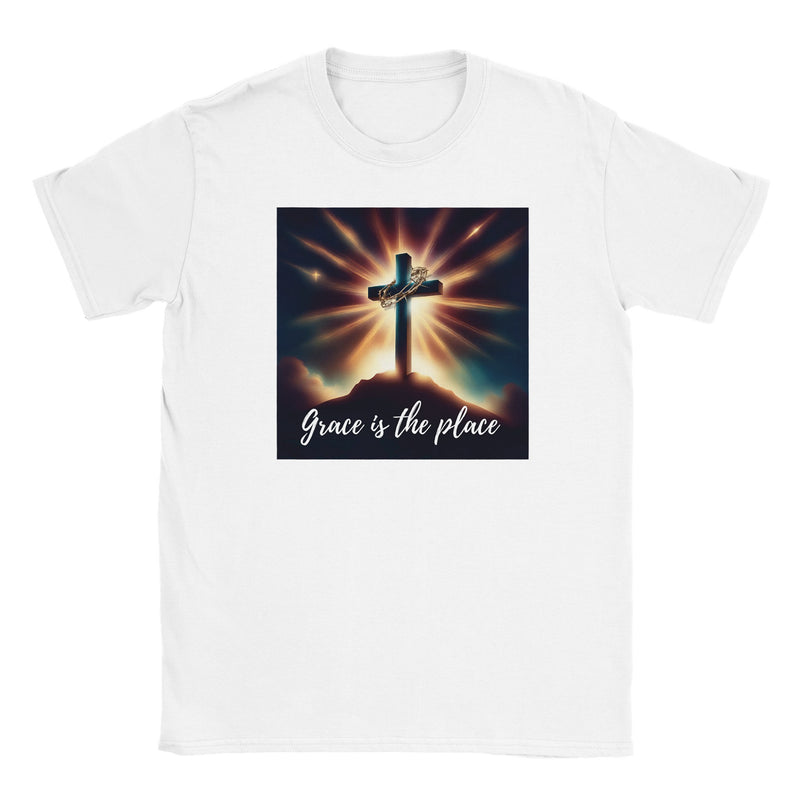 Grace is the Place (No back) - Classic Unisex Crewneck T-shirt