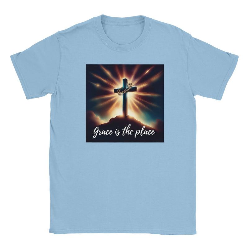 Grace is the Place (No back) - Classic Unisex Crewneck T-shirt