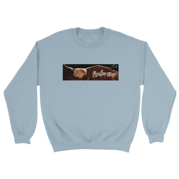 Psalm 91:4 (Eagle 1) - Classic Unisex Crewneck Sweatshirt