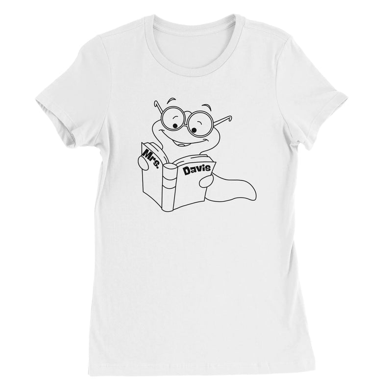 Librarian #1 - Premium Women's Crewneck T-shirt (Bella+Canvas 6004)