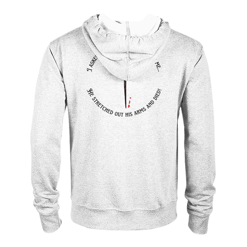 He Stretched out His Arms - Classic Unisex Zip Hoodie