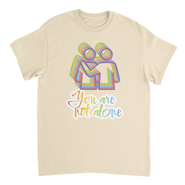 You Are Not Alone - Heavyweight Unisex Crewneck T-shirt