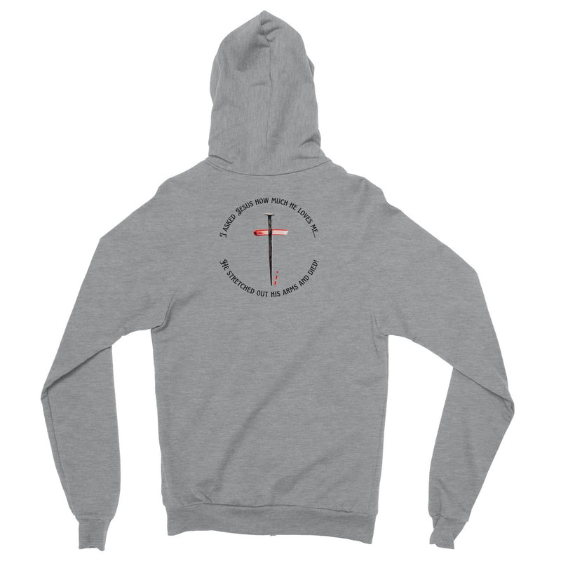 He Stretched out His Arms - Classic Unisex Zip Hoodie