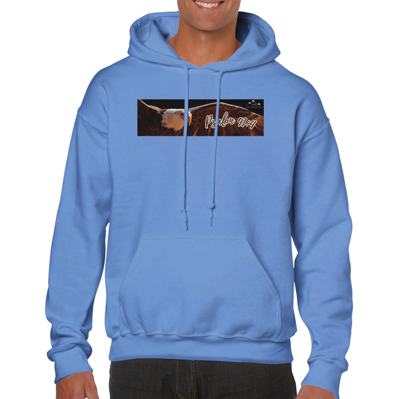 Psalm 91:4 (Eagle 1) - Classic Unisex Pullover Hoodie