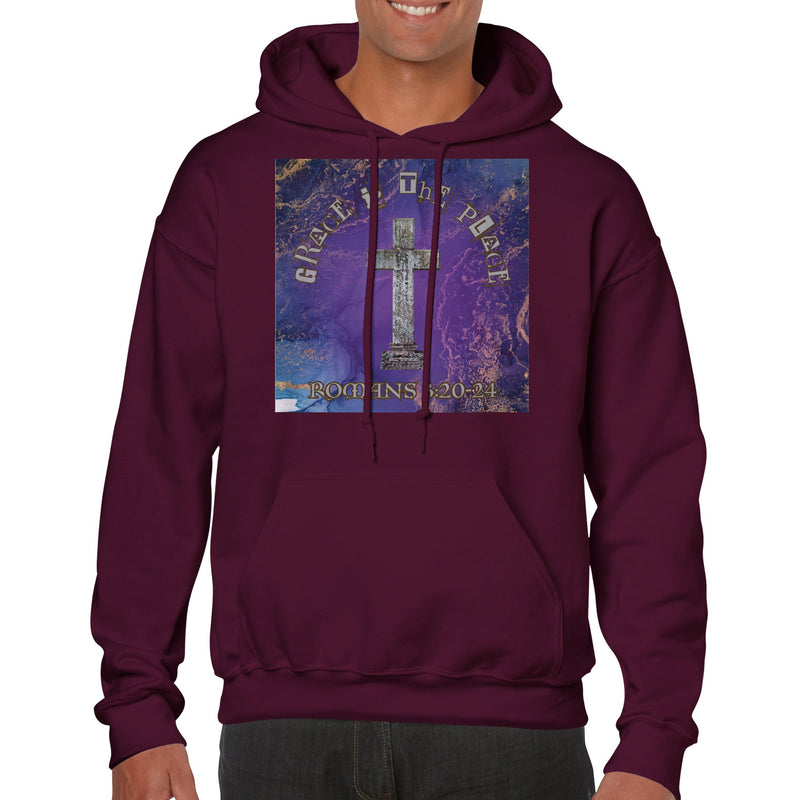 Grace is the Place 2 (No Back) - Classic Unisex Pullover Hoodie