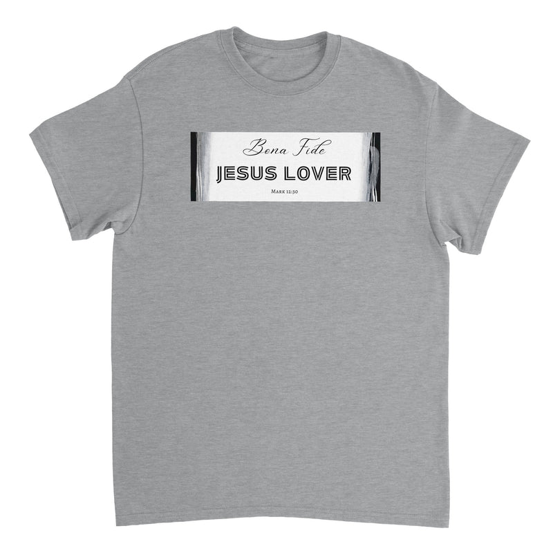 Bona Fide Jesus Lover #2 - Heavyweight Unisex Crewneck T-shirt