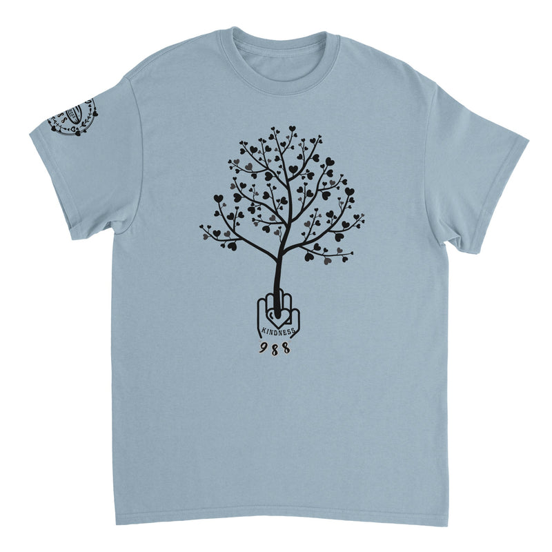 Kindness Tree - Heavyweight Unisex Crewneck T-shirt