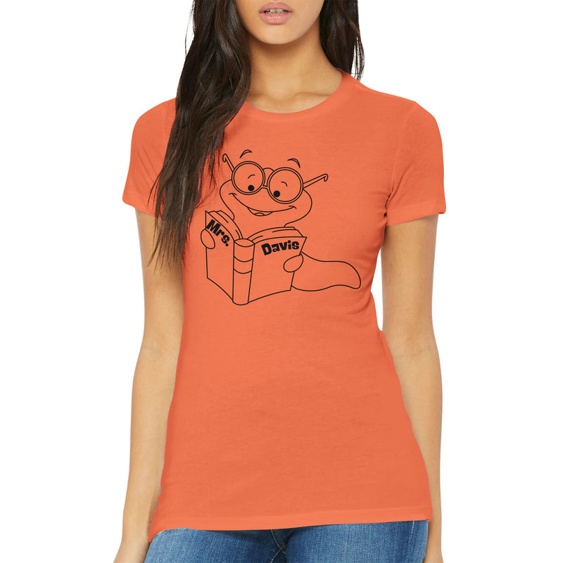 Librarian #1 - Premium Women's Crewneck T-shirt (Bella+Canvas 6004)