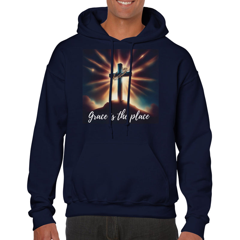 Grace is the Place - Classic Unisex Pullover Hoodie