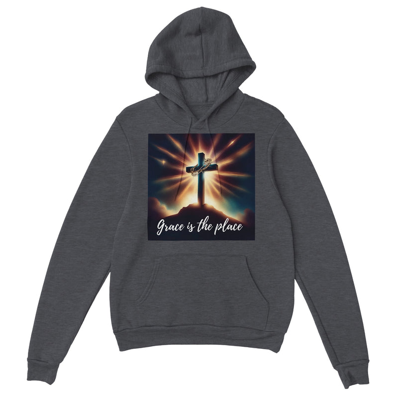 Grace is the Place (no back) - Classic Unisex Pullover Hoodie