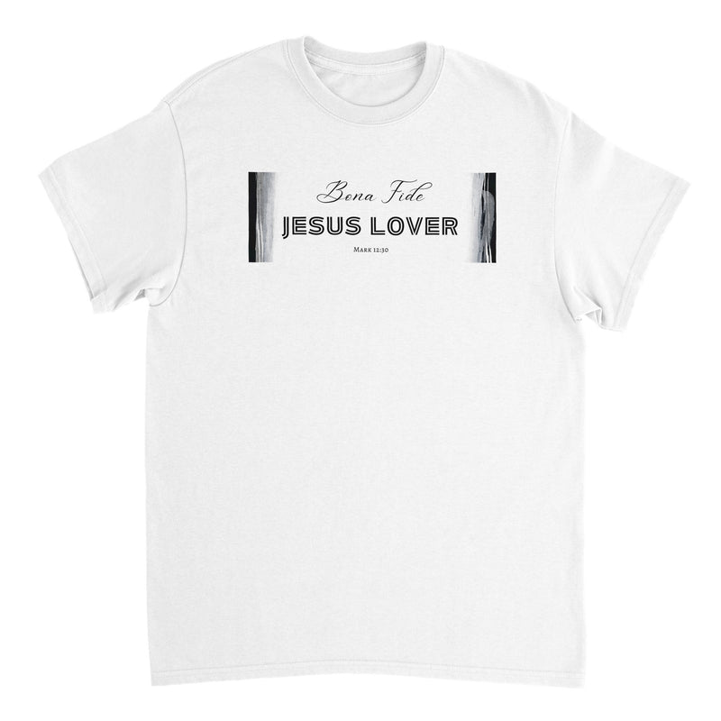 Bona Fide Jesus Lover #2 - Heavyweight Unisex Crewneck T-shirt