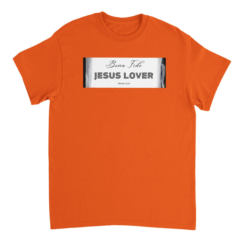 Bona Fide Jesus Lover #2 - Heavyweight Unisex Crewneck T-shirt