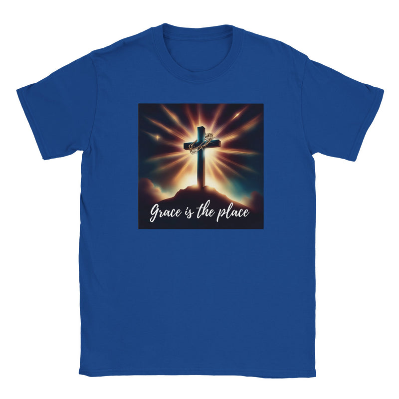 Grace is the Place (No back) - Classic Unisex Crewneck T-shirt