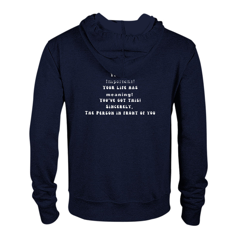 Dear Person Behind Me 3 - Classic Unisex Zip Hoodie