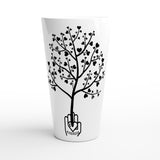 Kindness Tree - White Latte 17oz Ceramic Mug