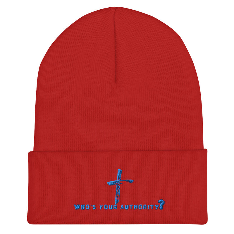 Who's Your Authority - Cuffed Beanie