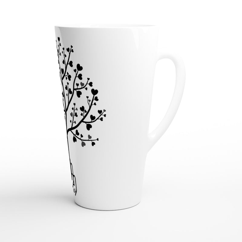 Kindness Tree - White Latte 17oz Ceramic Mug