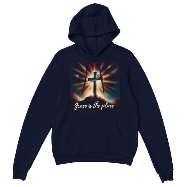 Grace is the Place 1 (No Back) - Classic Unisex Pullover Hoodie