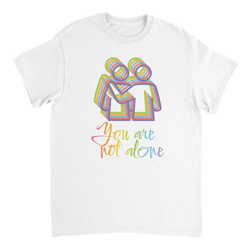 You Are Not Alone - Heavyweight Unisex Crewneck T-shirt