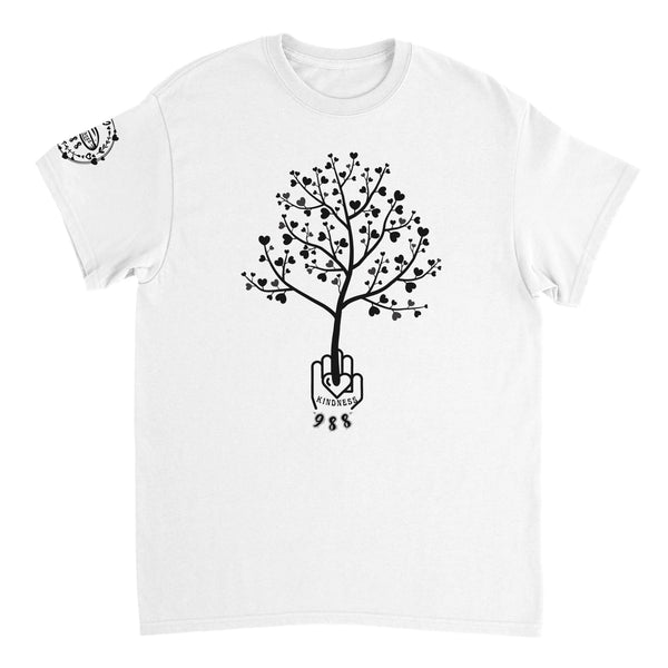 Kindness Tree - Heavyweight Unisex Crewneck T-shirt