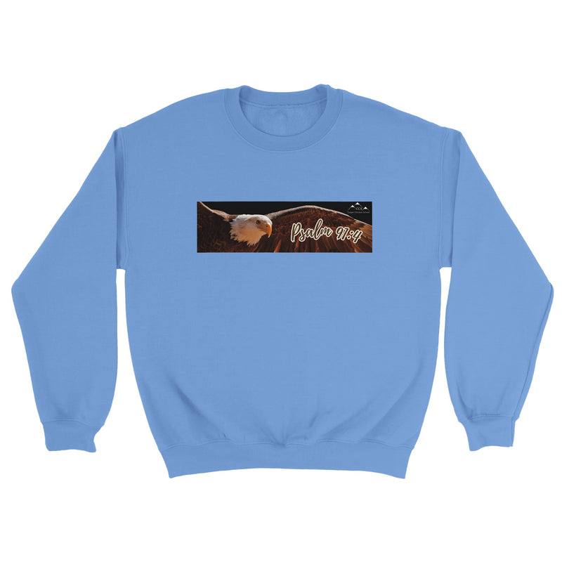 Psalm 91:4 (Eagle 1) - Classic Unisex Crewneck Sweatshirt