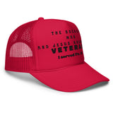 Backup man- veteran: Foam trucker hat