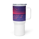 Psalm 46:10 - Travel mug with a handle