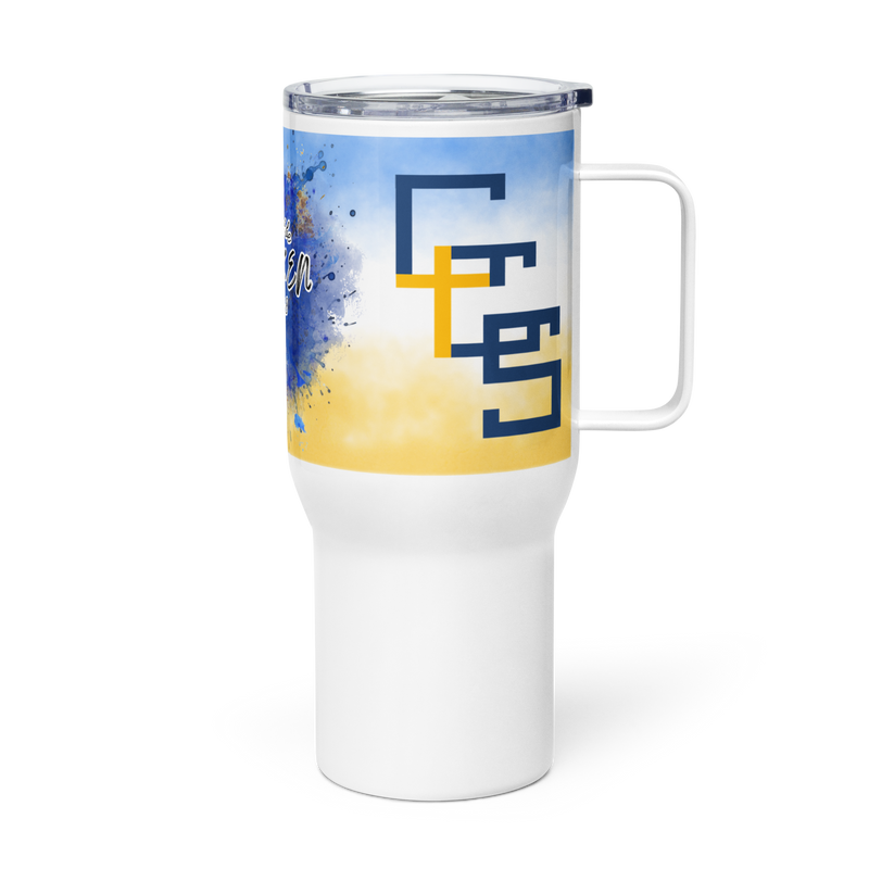 Shaken with CCS - Travel mug with a handle