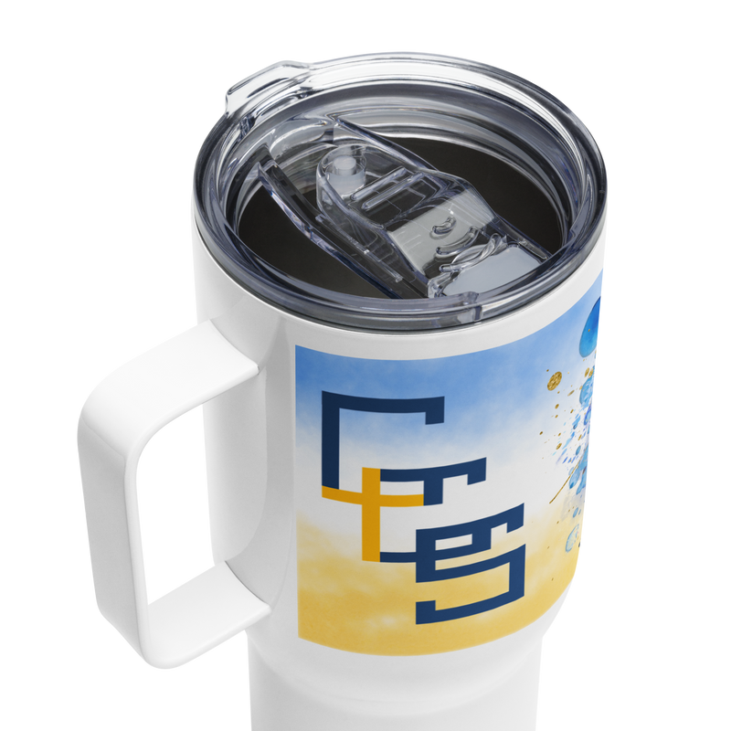 Shaken with CCS - Travel mug with a handle