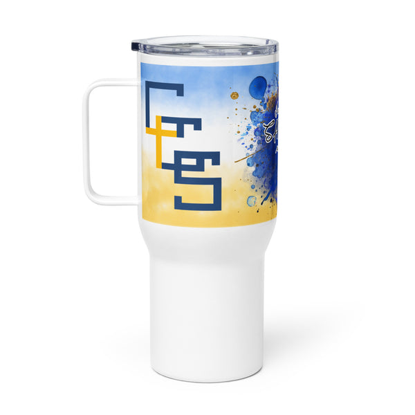 Shaken with CCS - Travel mug with a handle