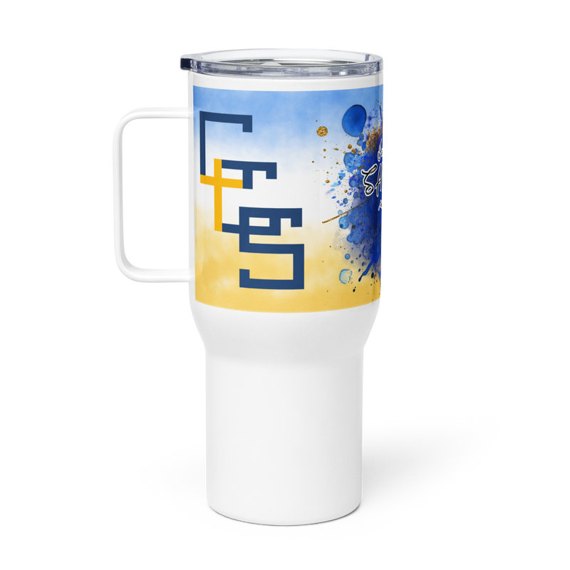 Shaken with CCS - Travel mug with a handle